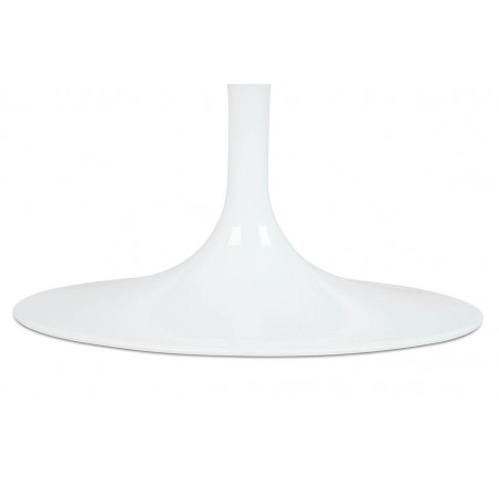 KH1501100126 Stół TULIP ELLIPSE MARBLE CARRARA biały - blat owalny marmurowy, metal