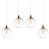 Lampa wisząca NEW YORK LOFT NO. 2 CL4 LA035/CL4 Altavola Design Mosiądz kule