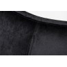 KH1501100187 Fotel EGG SZEROKI VELVET czarny.50 - welur, podstawa stal