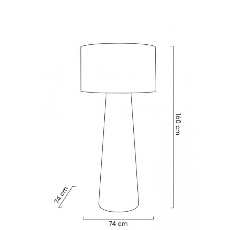 MSE1501100332 MOOSEE lampa podłogowa KAS 160