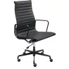 KH501100208 Fotel biurowy AERON PRESTIGE PLUS czarny - skóra naturalna, aluminium
