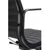 KH501100208 Fotel biurowy AERON PRESTIGE PLUS czarny - skóra naturalna, aluminium