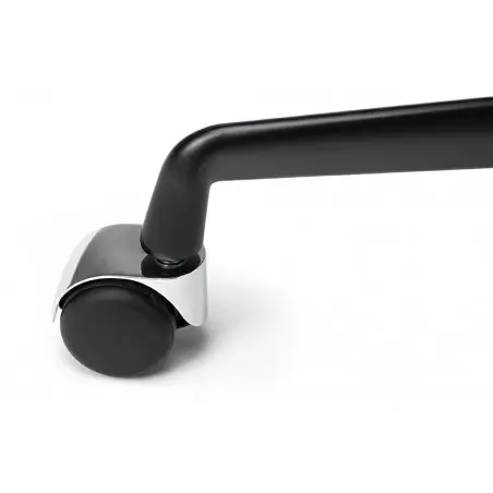 KH501100208 Fotel biurowy AERON PRESTIGE PLUS czarny - skóra naturalna, aluminium