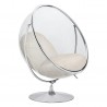 JH200-2.56 Fotel BUBBLE STAND 2 VELVET poduszka beżowa