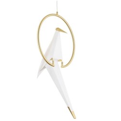 Sklep Mylight|Lampa wisząca BIRD RING LED 42 cm P9501 gold Step into Design Złoty 3000K ptak|1 019,00 zł|745,61 zł|Lampy wiszące / żyrandole|