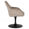 S4728 TAUPE CHENILLE RICHMOND krzesło obrotowe MARLON ciemnobeżowe