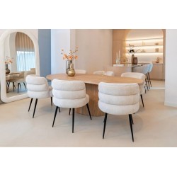 S4745 FR BEIGE RICHMOND krzesło STELLA jasnobeżowe - trudnopalne