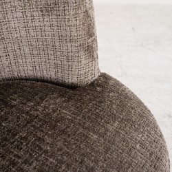 S4745 STONE CHENILLE RICHMOND krzesło STELLA brązowe