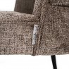 S4745 STONE CHENILLE RICHMOND krzesło STELLA brązowe