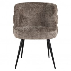 S4745 STONE CHENILLE RICHMOND krzesło STELLA brązowe