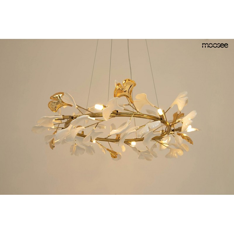 MSE1501100448 MOOSEE lampa wisząca FLORA 80 PP złota