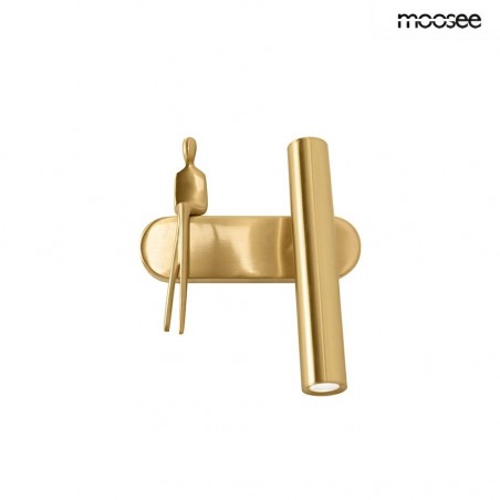MSE1501100479 MOOSEE lampa ścienna BOY TUBE R złota