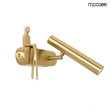 MSE1501100479 MOOSEE lampa ścienna BOY TUBE R złota