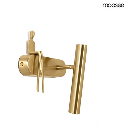 MSE1501100479 MOOSEE lampa ścienna BOY TUBE R złota