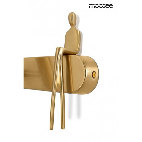 MSE1501100481 MOOSEE lampa ścienna BOY TUBE L złota