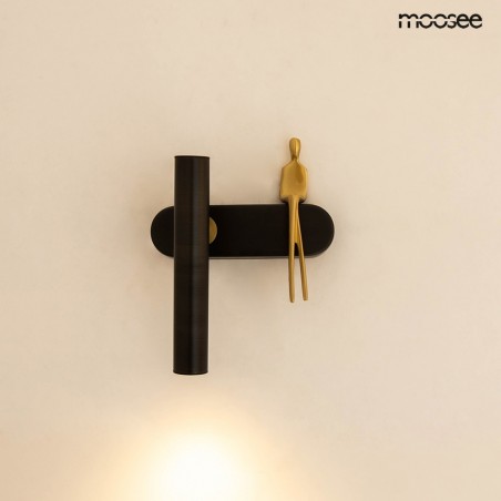 MSE1501100482 MOOSEE lampa ścienna BOY TUBE L czarna