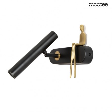 MSE1501100482 MOOSEE lampa ścienna BOY TUBE L czarna