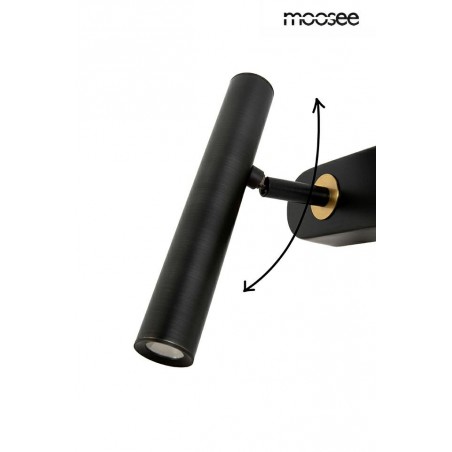 MSE1501100482 MOOSEE lampa ścienna BOY TUBE L czarna