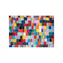 65912 KARE obraz TOUCHED COLORFUL DOTS 200x140  cm