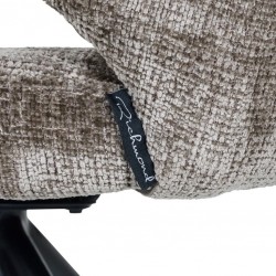 S4723 STONE CHENILLE RICHMOND krzesło obrotowe MILLY STONE