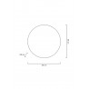 MSE1501100497 MOOSEE lampa ścienna SHADOW SUN 30  -     metal