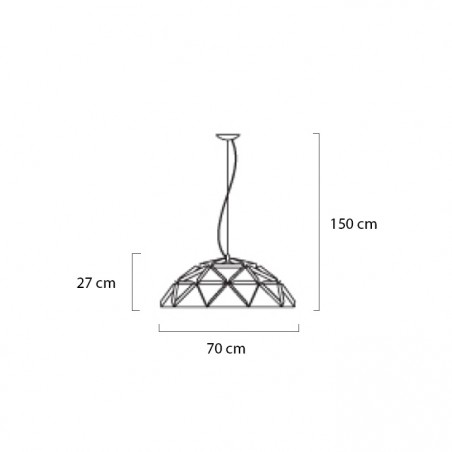 MD21010-1-700 Lampa wisząca SPUTNIK