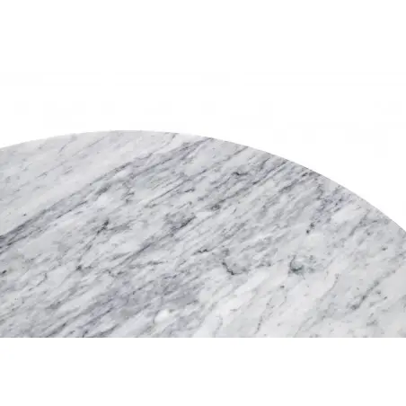 GT-09M.FI120 Stół TULIP MARBLE 120 CARRARA biały - blat okrągły marmurowy, metal