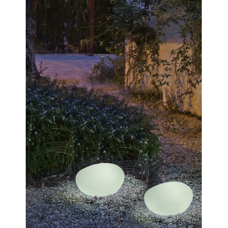 LUMPT040OFNW NEW GARDEN lampa ogrodowa PETRA 40 CABLE biała