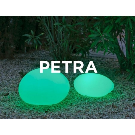 LUMPT040OFNW NEW GARDEN lampa ogrodowa PETRA 40 CABLE biała