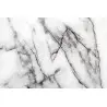 KH1201100128 Stół GLAM MARBLE 110 - MDF, złota podstawa