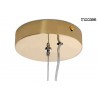 MSE010100142 MOOSEE lampa wisząca HALO - złota