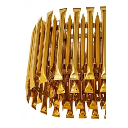 1162.S2 Lampa wisząca GALLIANO LONG ciemne złoto - aluminium, stal węglowa