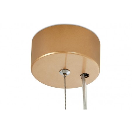 1162.S2 Lampa wisząca GALLIANO LONG ciemne złoto - aluminium, stal węglowa