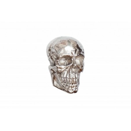 38383 INVICTA dekoracja ścienna SKULL srebrna 