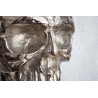 38383 INVICTA dekoracja ścienna SKULL srebrna 