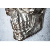 38383 INVICTA dekoracja ścienna SKULL srebrna 