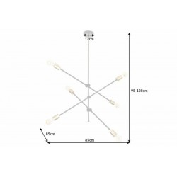40773 INVICTA lampa wisząca VARIATION -czarno-złota