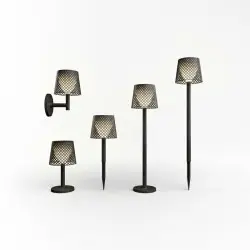 LUMGRE080NXSWNW NEW GARDEN lampa ogrodowa GRETA SOLAR NEGRO 5in1 czarna