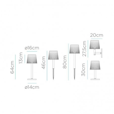 LUMGRE080NXSWNW NEW GARDEN lampa ogrodowa GRETA SOLAR NEGRO 5in1 czarna