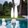 LUMFD140WLNW NEW GARDEN lampa ogrodowa FREDO 140 BATTERY biała