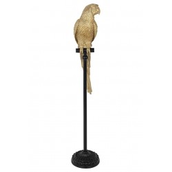 61630 KARE dekoracja stojąca PARROT 116 cm złota