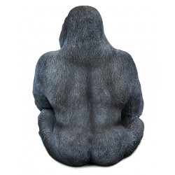 39378 KARE dekoracja stojąca GORILLA XL 76cm czarna