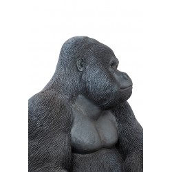 39378 KARE dekoracja stojąca GORILLA XL 76cm czarna