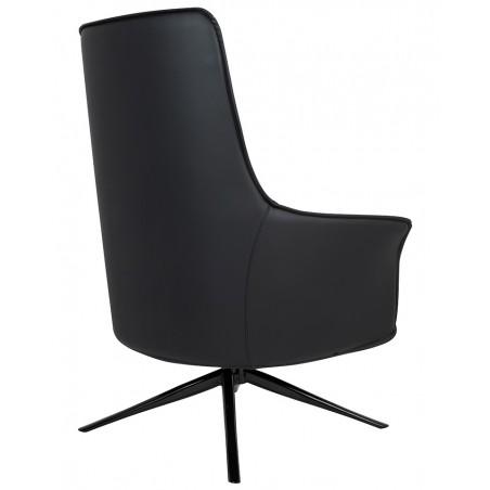 MSE011000338 Fotel VICTOR czarny PU