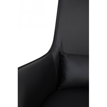 MSE011000338 Fotel VICTOR czarny PU