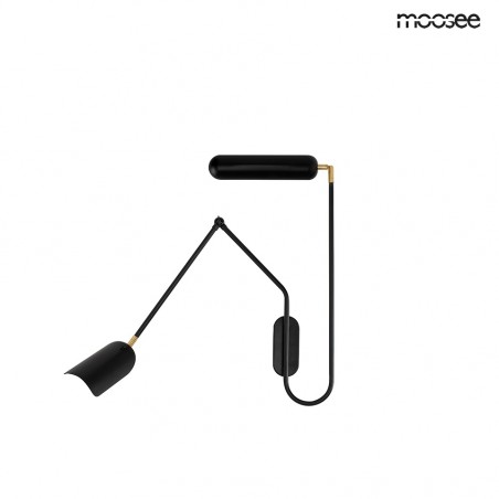 MSE010100297 MOOSEE lampa ścienna TENTA czarna