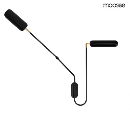 MSE010100297 MOOSEE lampa ścienna TENTA czarna