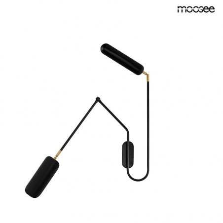 MSE010100297 MOOSEE lampa ścienna TENTA czarna