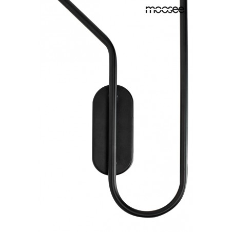 MSE010100297 MOOSEE lampa ścienna TENTA czarna