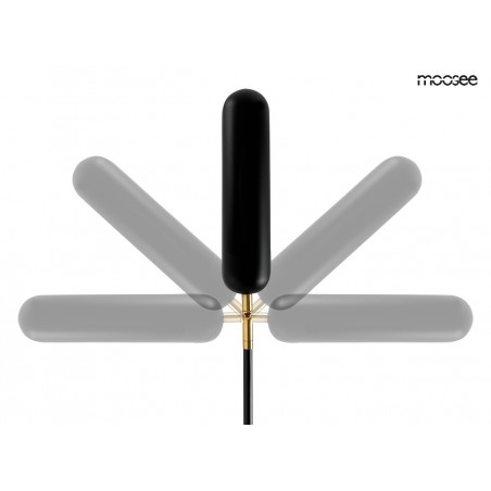 MSE010100297 MOOSEE lampa ścienna TENTA czarna